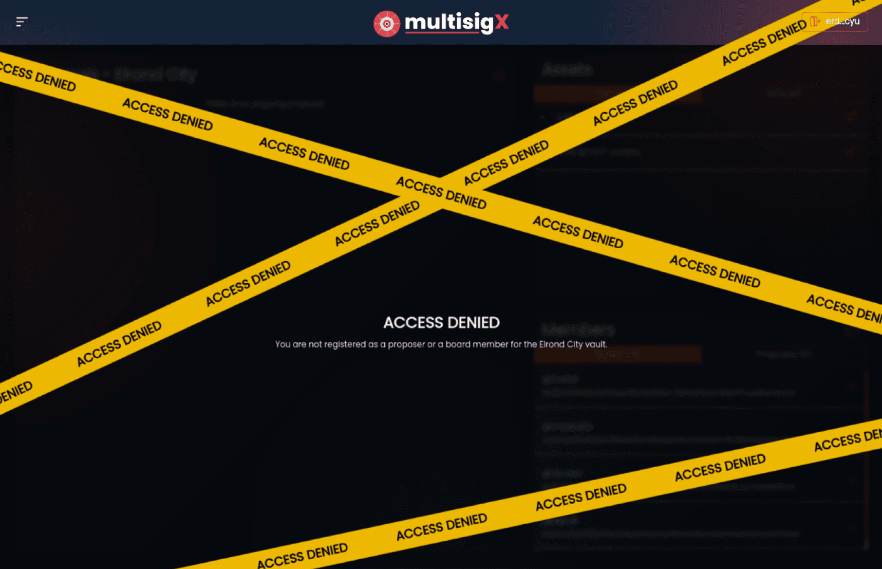 MultisigX preview